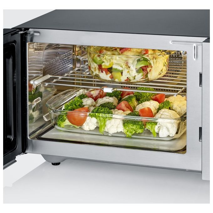 Severin MW7777 Forno a microonde Combimagnetron 25 L 900 W con funzione grill e aria calda colore Nero opaco