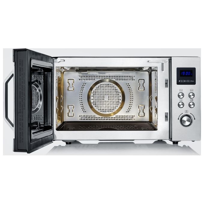 Severin MW7777 Forno a microonde Combimagnetron 25 L 900 W con funzione grill e aria calda colore Nero opaco