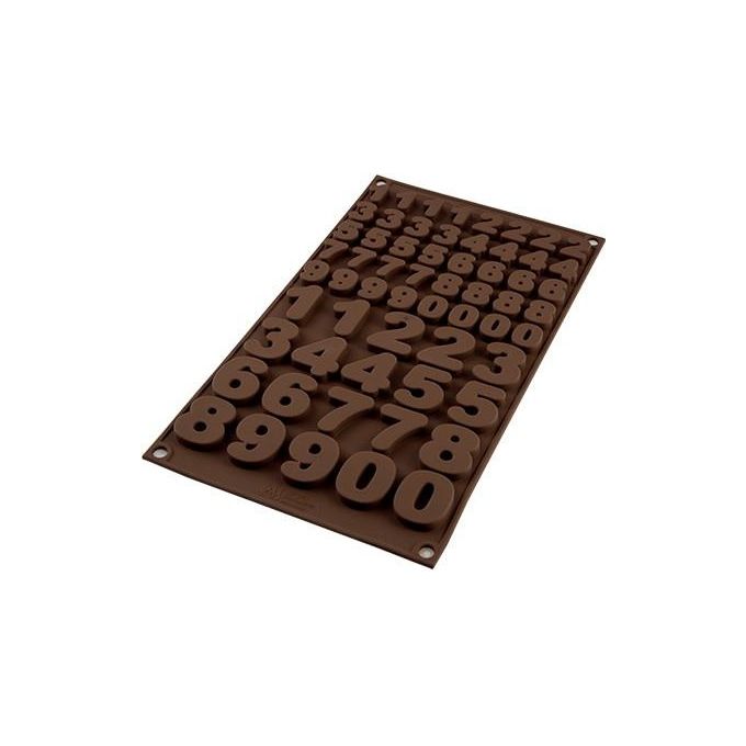 Silikomart Stampo Cioccolato Numeri Choco 123 Silicone