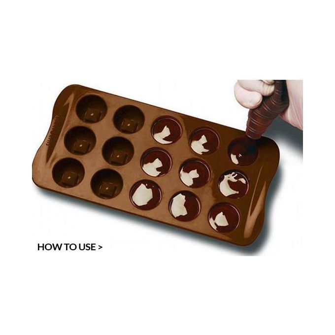 Silikomart Stampo Cioccolato Cuori Mon Amour in Silicone