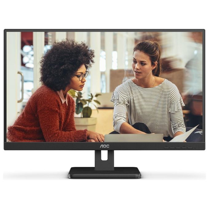 AOC 24E3UM Monitor PC 24'' Full HD 1920x1080 VA 75Hz 4ms FlickerFree Adaptive Sync Hub USB 3.2 Altoparlanti colore Nero
