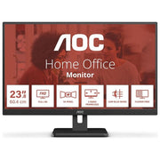 AOC 24E3UM Monitor PC 24'' Full HD 1920x1080 VA 75Hz 4ms FlickerFree Adaptive Sync Hub USB 3.2 Altoparlanti colore Nero