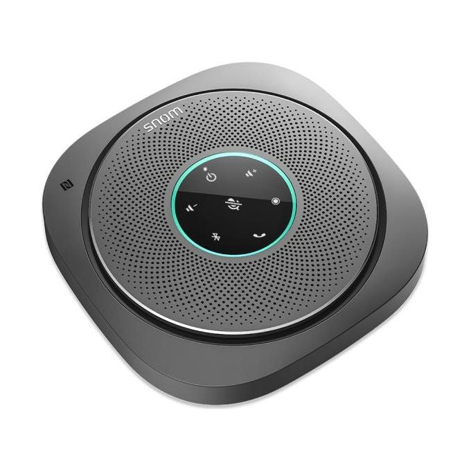 Snom C300 Vivavoce per Conferenze Bluetooth 5.0 NFC 6 Microfoni Beamforming USB Type C autonomia 24 ore colore Grigio