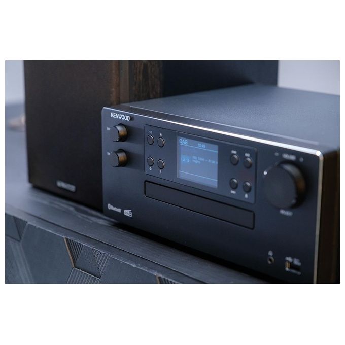 Kenwood M-925DAB-B Microsistema HiFi DAB+ FM Bluetooth 5.0 50 W Lettore CD USB Display TFT 2.4'' colore Nero