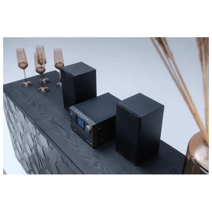 Kenwood M-525DAB Microsistema Audio Hi-Fi DAB+ FM CD USB Bluetooth 5.0 7 W colore Nero