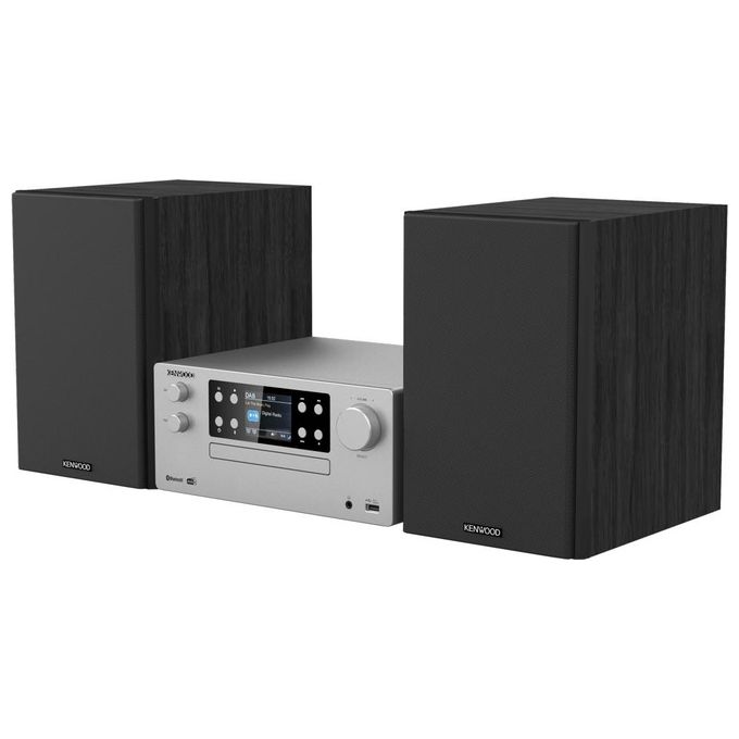 Kenwood Electronics M-925DAB-S Microsistema audio per la casa 50 W Bluetooth DAB+ USB Lettore CD colore Nero Argento