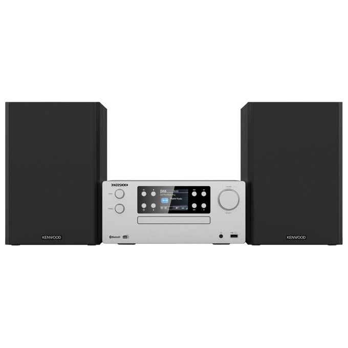 Kenwood Electronics M-925DAB-S Microsistema audio per la casa 50 W Bluetooth DAB+ USB Lettore CD colore Nero Argento
