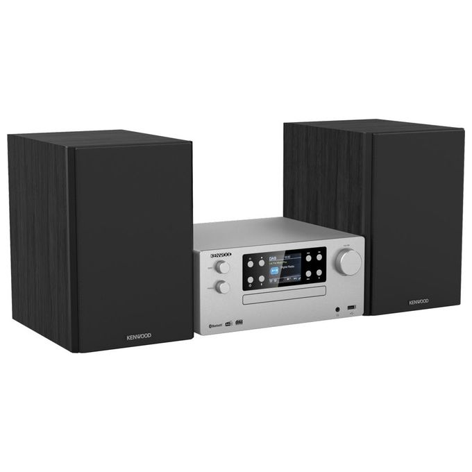 Kenwood Electronics M-925DAB-S Microsistema audio per la casa 50 W Bluetooth DAB+ USB Lettore CD colore Nero Argento