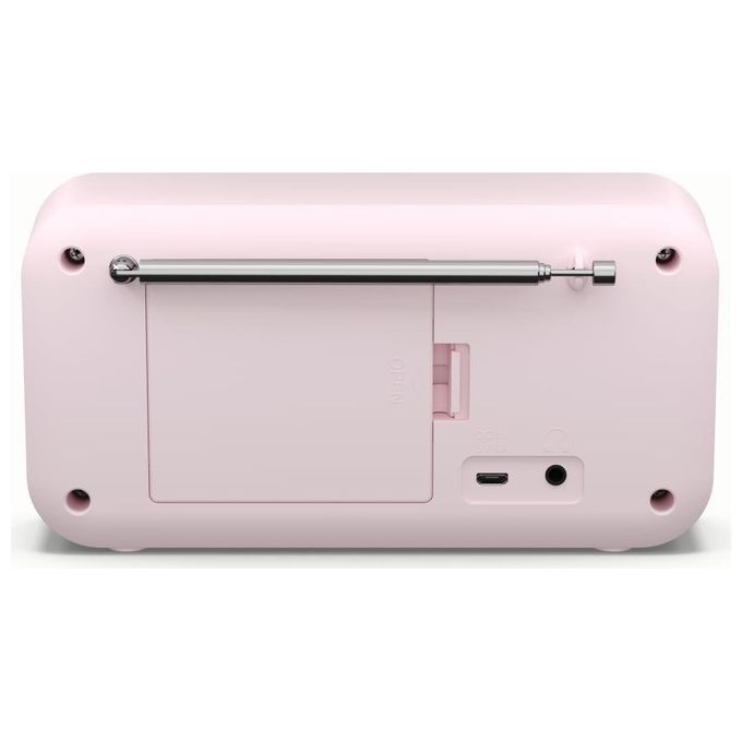 Sharp DR-P420 Radio Portatile Digitale DAB DAB+ FM Bluetooth 5.0 2 W autonomia 16 h colore Rosa