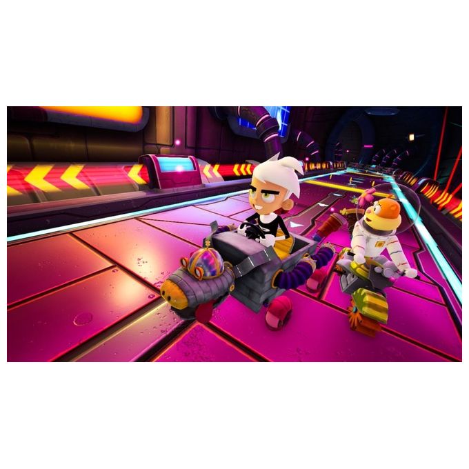 Game Mill SWITCH-KARTRACERS3 Nickelodeon Kart Racers 3 Slime Speedway Videogioco per Nintendo Switch 1-4 giocatori lingue audio e testo in italiano colore Nero
