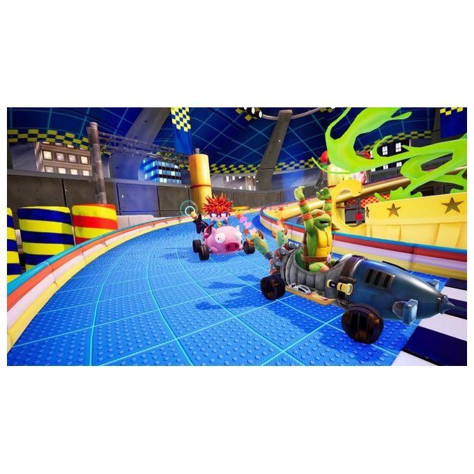 Game Mill SWITCH-KARTRACERS3 Nickelodeon Kart Racers 3 Slime Speedway Videogioco per Nintendo Switch 1-4 giocatori lingue audio e testo in italiano colore Nero
