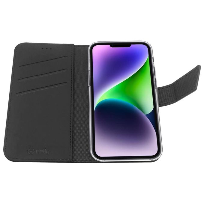 Celly Wally Case per iPhone 14 Plus Nero