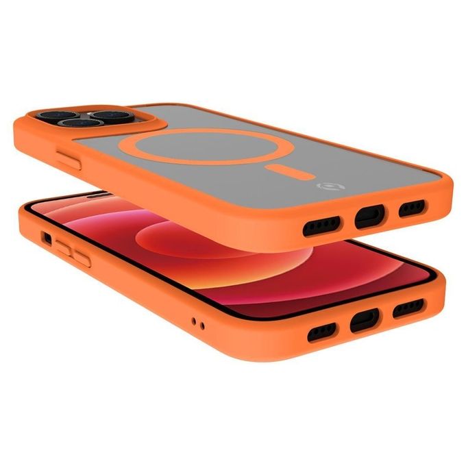 Celly MagMatt Cover per iPhone 14 Pro Giallo