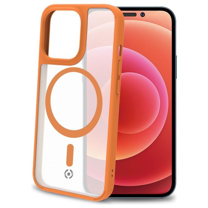 Celly MagMatt Cover per iPhone 14 Pro Giallo