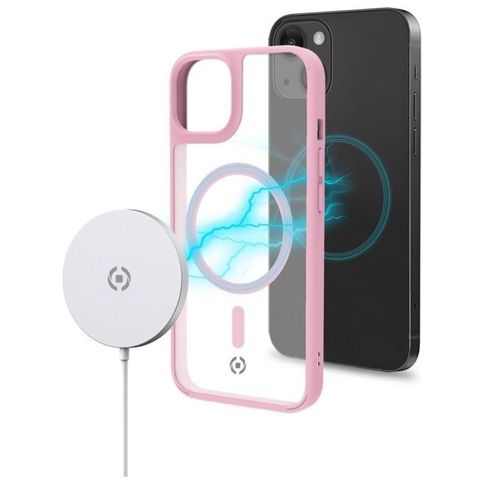 Celly MagMatt Cover per iPhone 14 Plus Rosa