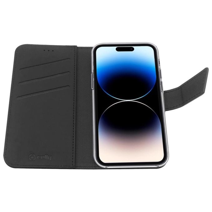 Celly Wally Case per iPhone 14 Pro Nero