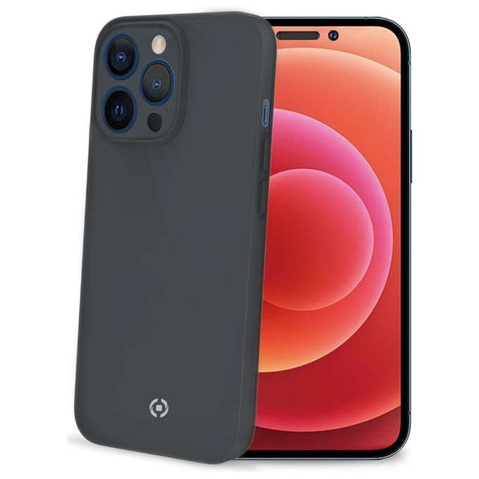 Celly Space Cover per iPhone 14 Pro Nero