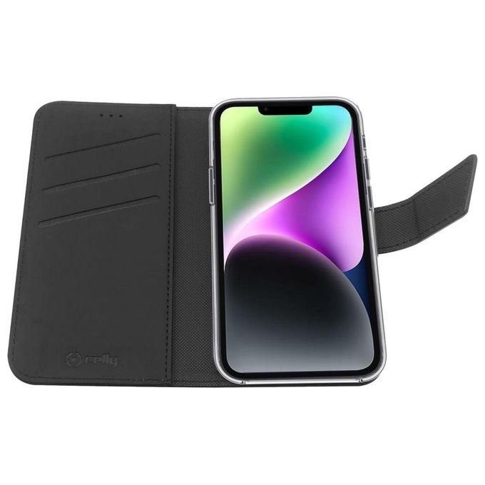 Celly Wally Case per iPhone 14 Nero