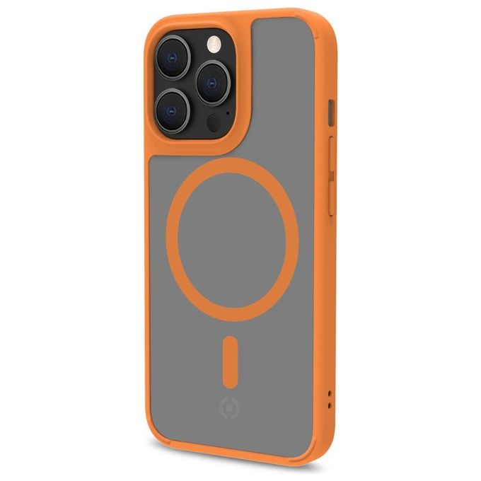 Celly MagMatt Cover per iPhone 14 Pro Max Giallo