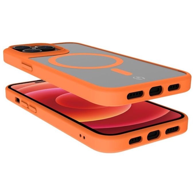 Celly MagMatt Cover per iPhone 14 Pro Max Giallo