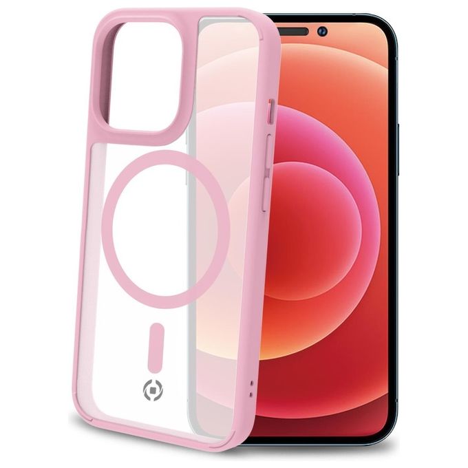 Celly MagMatt Cover per iPhone 14 Pro Max Rosa