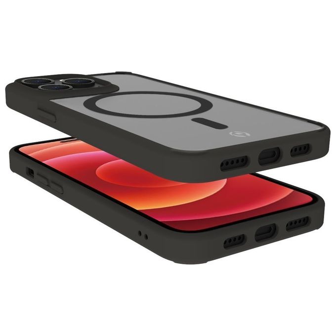 Celly MagMatt Cover per iPhone 14 Pro Max Nero