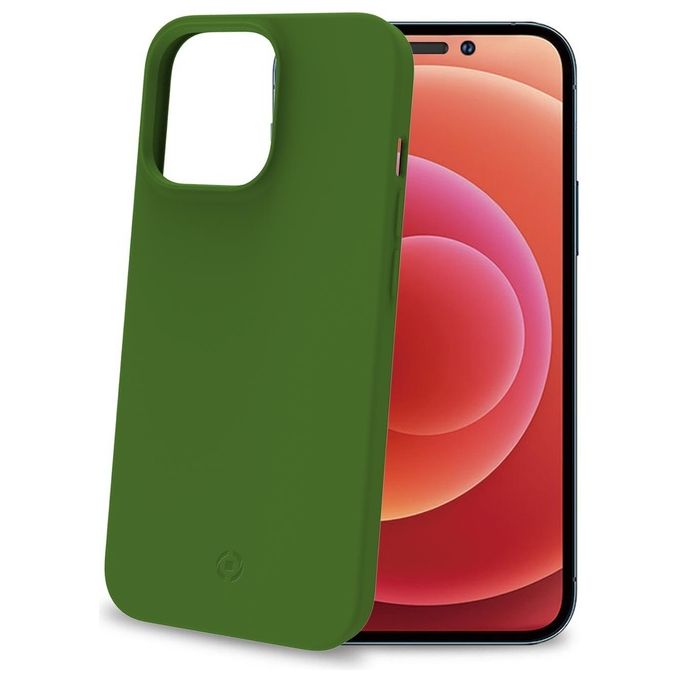 Celly Planet Eco Cover per iPhone 14 Pro Verde