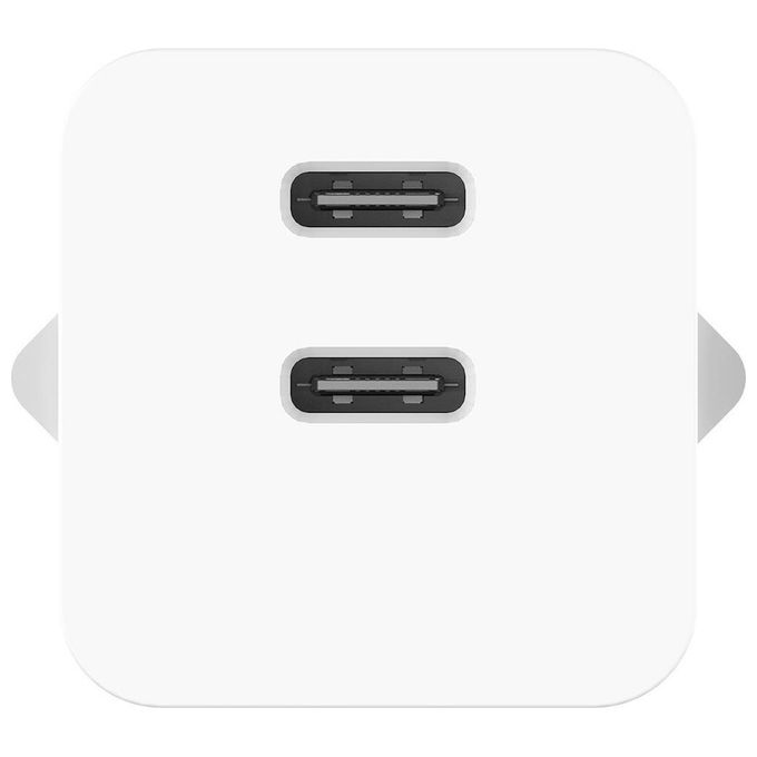 Celly Travel Charger 2 Usb-C 20W Bianco