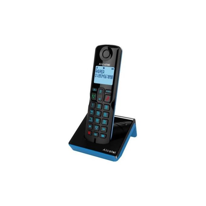Alcatel S280 Cordless Vivavoce con Funzione Blocco Chiamate Evoluto Blu