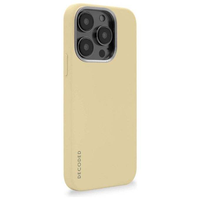 Decoded AntiMicrobial Silicone BackCover per iPhone 14 Pro Max Sweet Corn