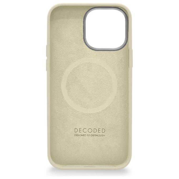 Decoded AntiMicrobial Silicone BackCover per iPhone 14 Pro Max Sweet Corn