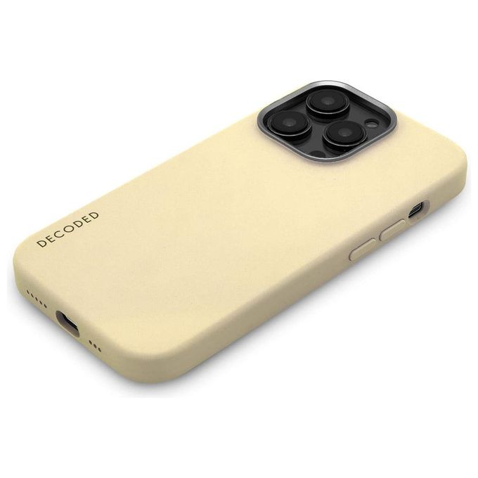 Decoded AntiMicrobial Silicone BackCover per iPhone 14 Pro Max Sweet Corn