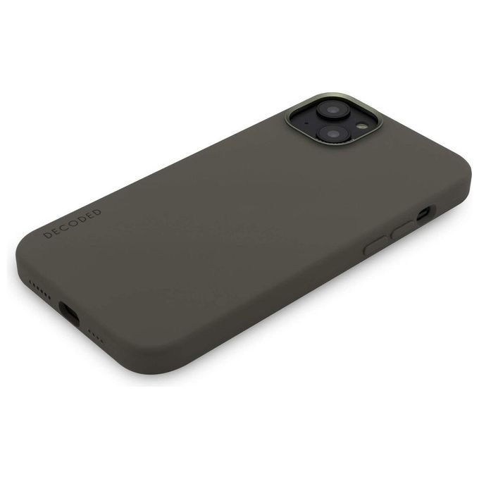 Decoded AntiMicrobial Silicone BackCover per iPhone 14 Plus Olive