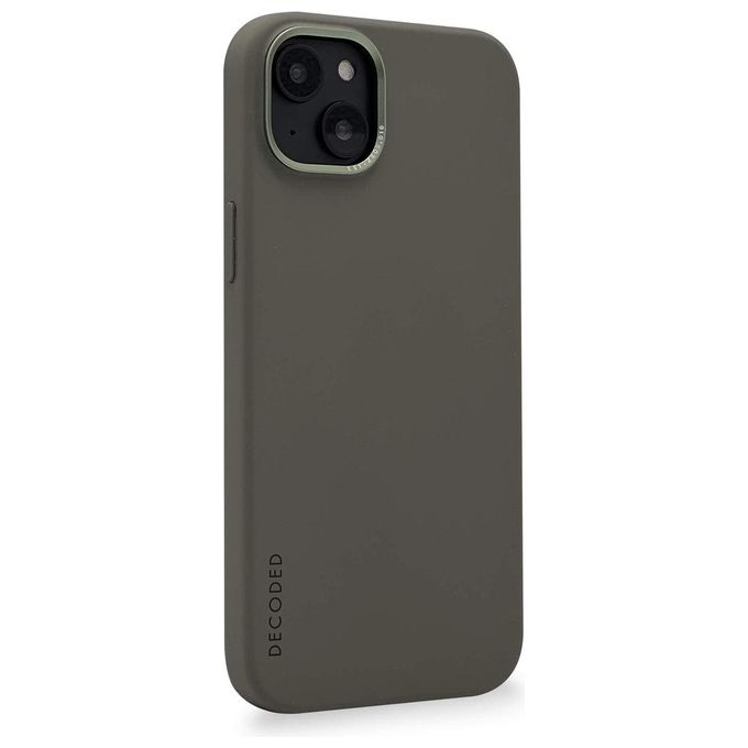Decoded AntiMicrobial Silicone BackCover per iPhone 14 Plus Olive