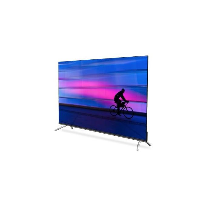 Strong SRT50UD7553 Smart TV LED 50'' 4K Ultra HD Android 11 Wi-Fi HDR10 DVB-T2 3 HDMI Google Assistant colore Grigio Argento