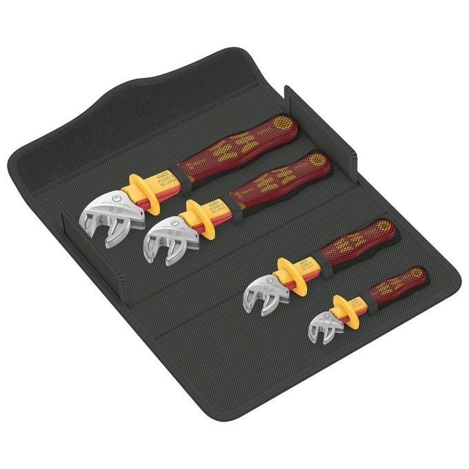 Wera 6004 Joker VDE 4 KIT_ 1 Assortimento Chiavi a Forchetta Autoregolabili