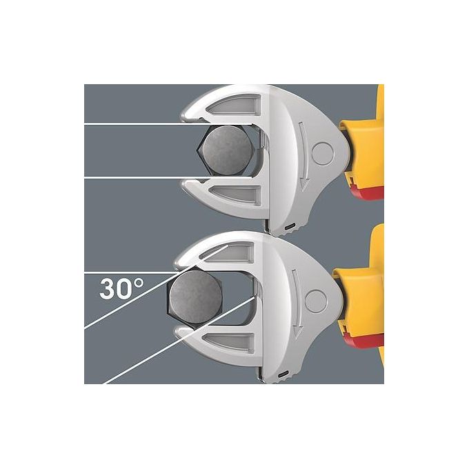 Wera 6004 Joker VDE 4 KIT_ 1 Assortimento Chiavi a Forchetta Autoregolabili