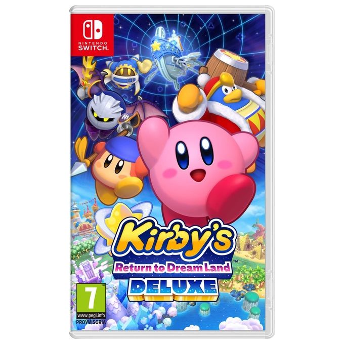 Nintendo 10010941 Kirby's Return to Dream Land Deluxe Gioco Nintendo Switch Multilingua Azione Avventura PEGI 7 4 Giocatori