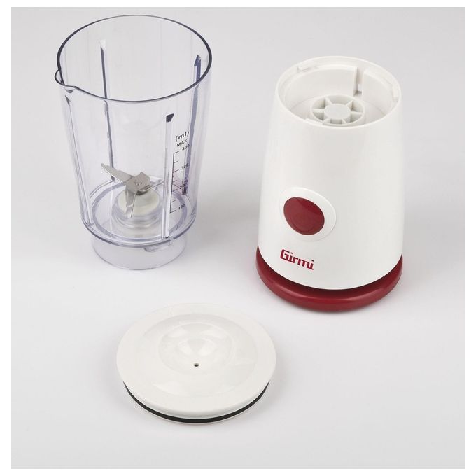 Girmi FR0301 Frullatore a Bicchiere 0,5 L 170 W Funzione Pulse 4 Lame Acciaio Inox colore Bianco