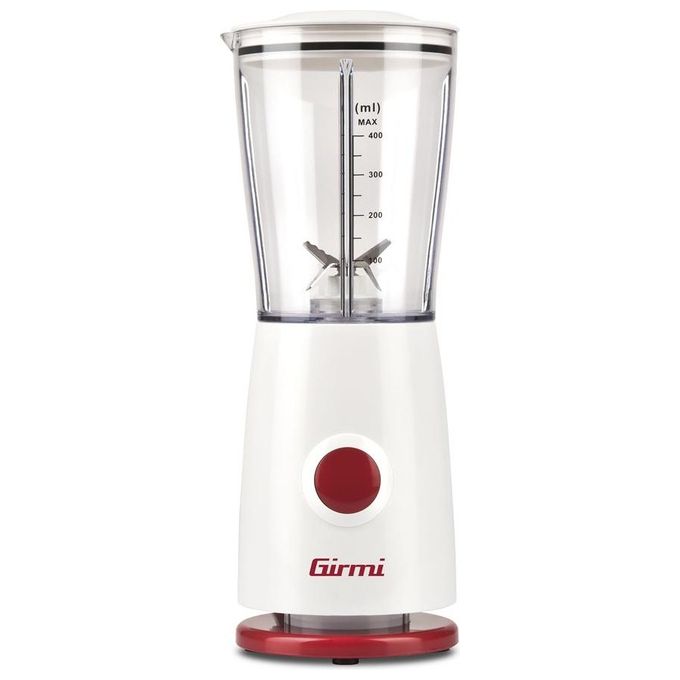 Girmi FR0301 Frullatore a Bicchiere 0,5 L 170 W Funzione Pulse 4 Lame Acciaio Inox colore Bianco