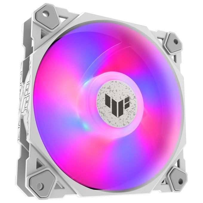 Asus 90DA0033-B09030 TUF Gaming TF120 Kit 3 Ventole ARGB 120mm PWM 1900 rpm 29 dB con Controller colore Bianco