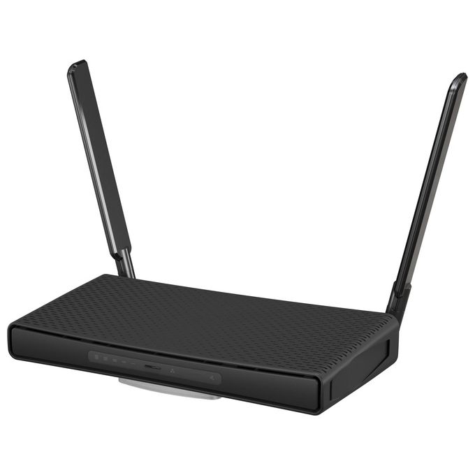 MikroTik C53UIG+5HPAXD2HPAXD hAP ax3 Router Wireless Wi-Fi 6 Dual-band 2.4 GHz 5 GHz Gigabit Ethernet 4 Porte 1 GB RAM colore Nero