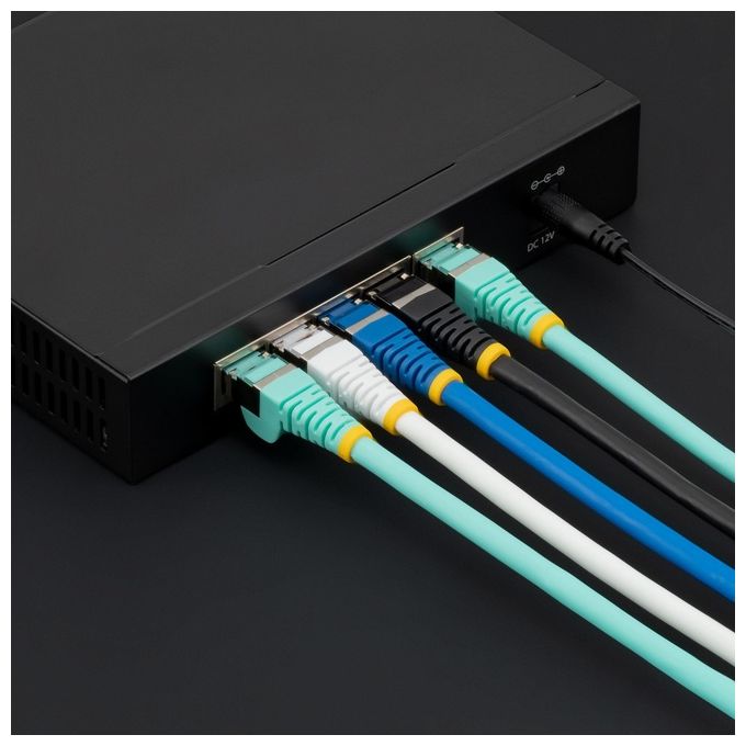 StarTech.com Cavo Ethernet CAT 6a 3mt Acqua 100W PoE - Filo-Cavo Patch Schermato S-FTP con Spinotto RJ45