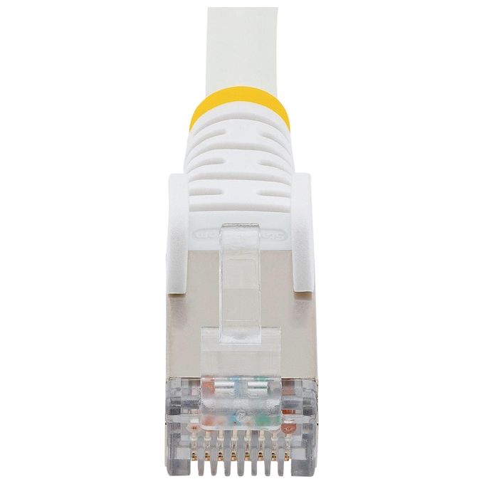 StarTech NLWH-10M-CAT6A-PATCH Cavo Ethernet Cat6a S-FTP LSZH 10GbE 500MHz PoE++ 100W RJ45 Antigroviglio 10m colore Bianco