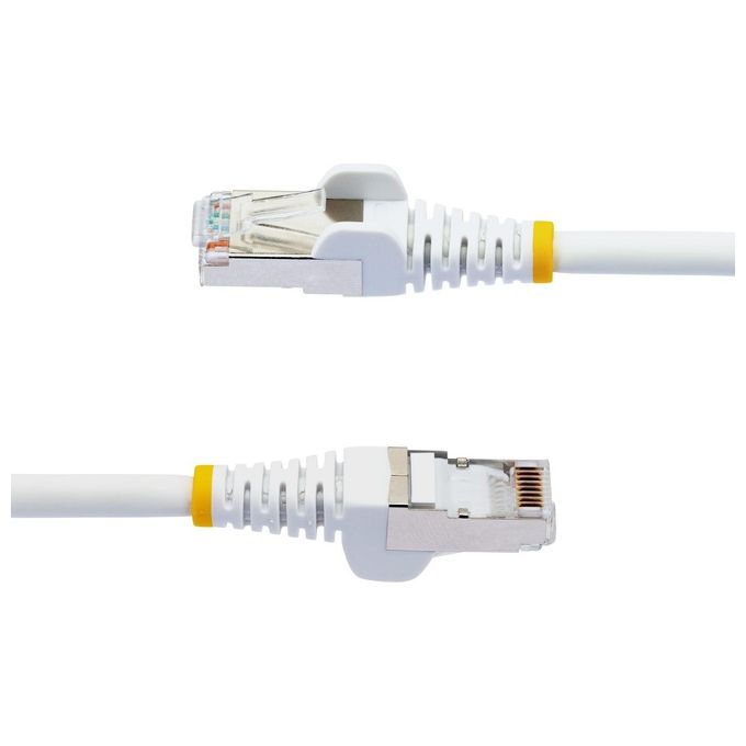 StarTech.com Cavo Ethernet CAT 6a 3mt Bianco Cavo di Rete LAN Low Smoke Zero Halogen (LSZH)