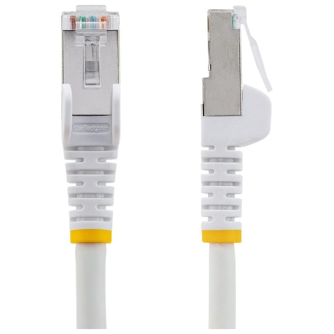 StarTech NLWH-10M-CAT6A-PATCH Cavo Ethernet Cat6a S-FTP LSZH 10GbE 500MHz PoE++ 100W RJ45 Antigroviglio 10m colore Bianco