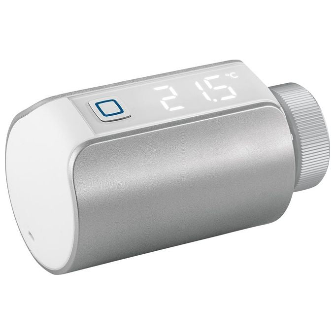 Homematic IP HMIP-ETRV-E-S Evo Termostato per Radiatore Smart Home Wi-Fi Alexa Google Assistant colore Argento