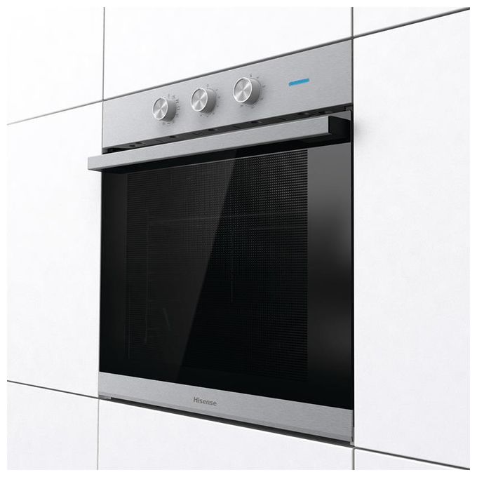 Hisense BI62111AXTC Forno da incasso Elettrico Ventilato 77 L Classe A 11 Funzioni Funzione Pizza 300°C AquaClean (60x60x56 cm) colore Nero Grigio