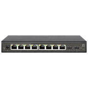 LevelOne GES-2110 Switch di Rete Gestito L2 con 8 Porte Gigabit Ethernet e 2 Slot SFP colore Nero