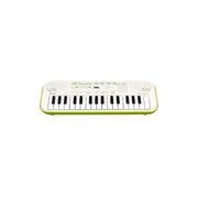 Casio SA-50 Tastiera Musicale Elettronica 32 Mini Tasti 100 Suoni 50 Ritmi LCD per Bambini colore Bianco Verde Lime
